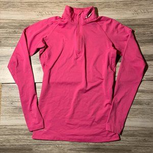 Nike Pro Combat Dri-Fit Fitted Quarter Zip Womens Small
